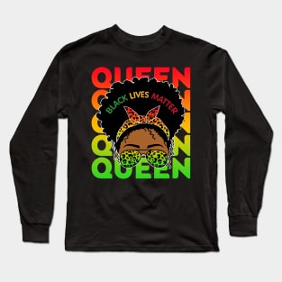 Black Lives Matter, Black Girl Magic, Black Queen, Black Women Long Sleeve T-Shirt